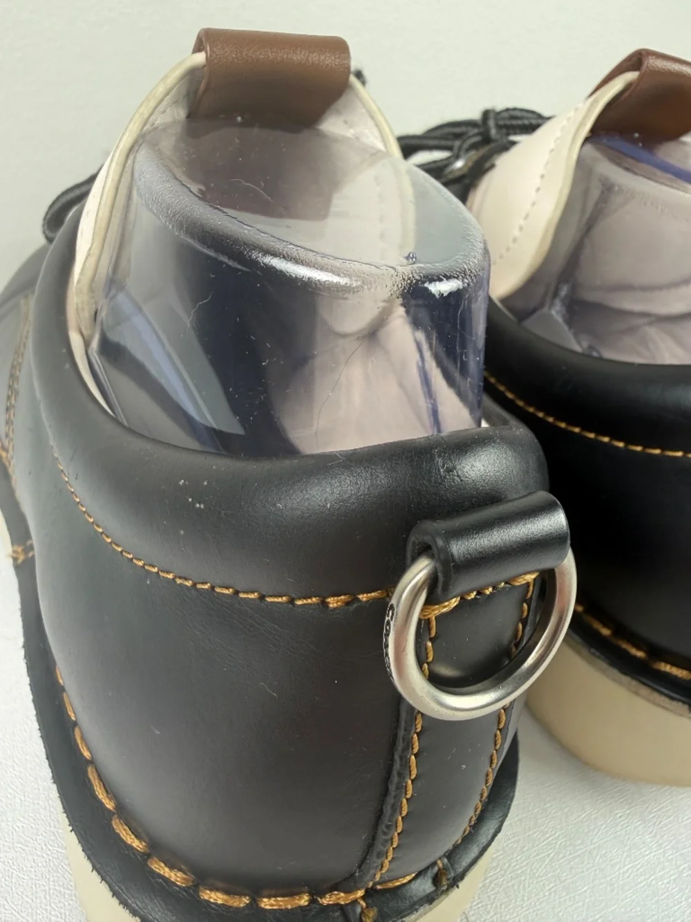 Men's Leather Vintage Coach Shoes - Picture 5 of 12